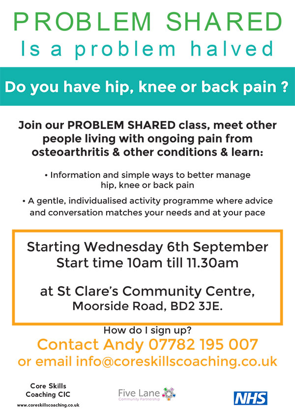 Andy Problem Shared - St Clare